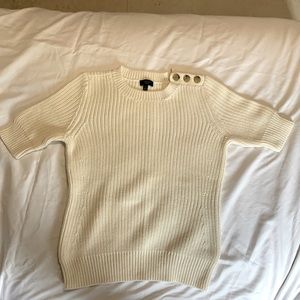 *NEW* talbots blouse with button detail